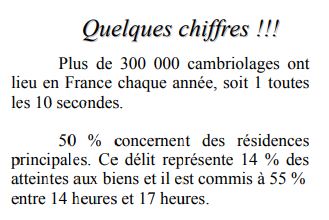 quelques chiffres cambriolages