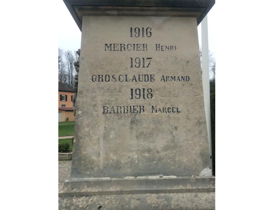 Honneur aux morts pour la France 1916 1918