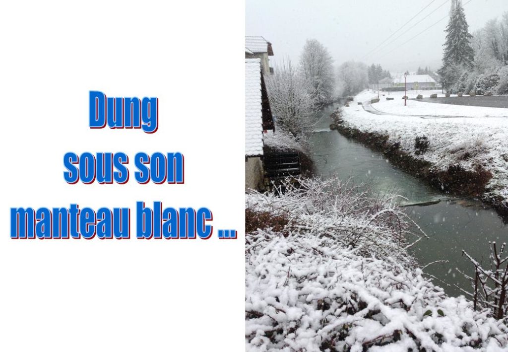 LUNDI À 8H SOUS LA NEIGE