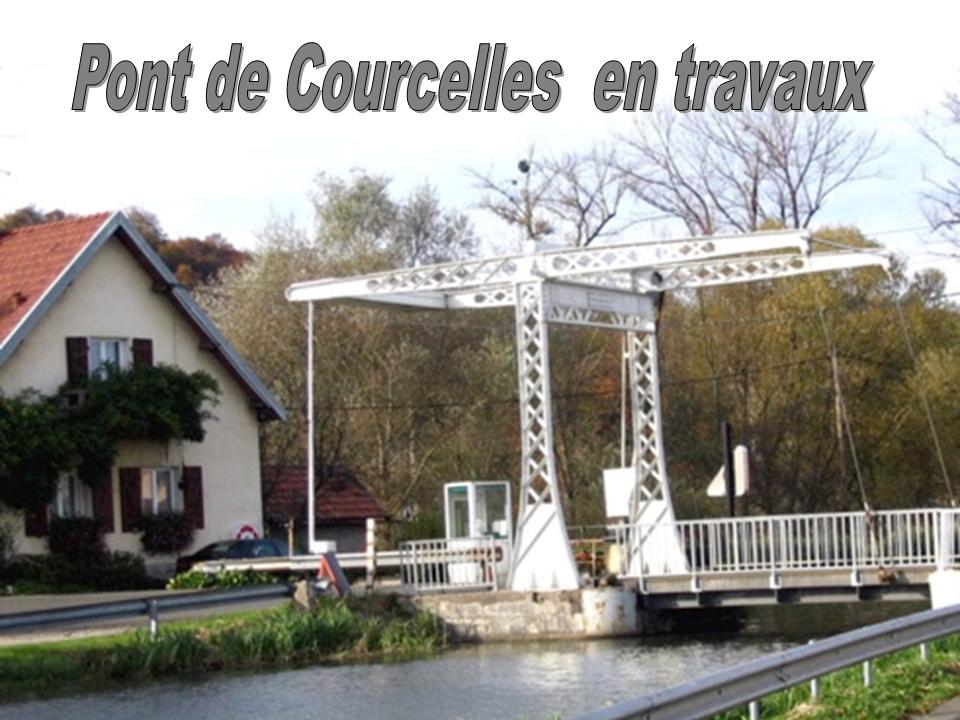 PONT DE COURCELLES FERMÉ