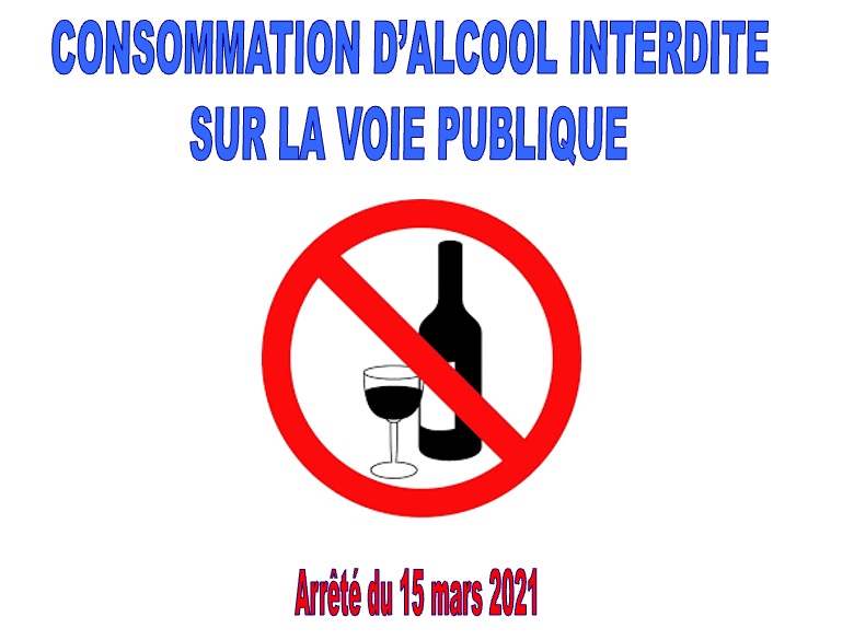 ARRÊTÉ PRÉFECTORAL SUR LA CONSOMMATION D’ALCOOL