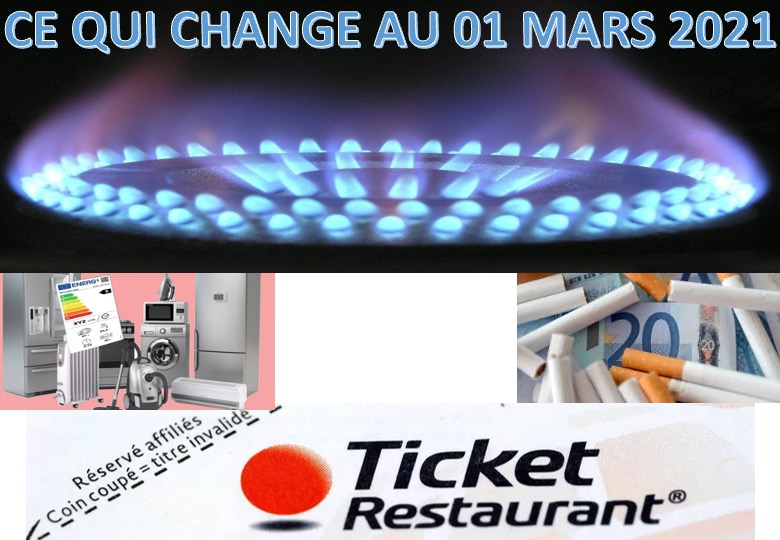 ce qui change au 01 mars 21