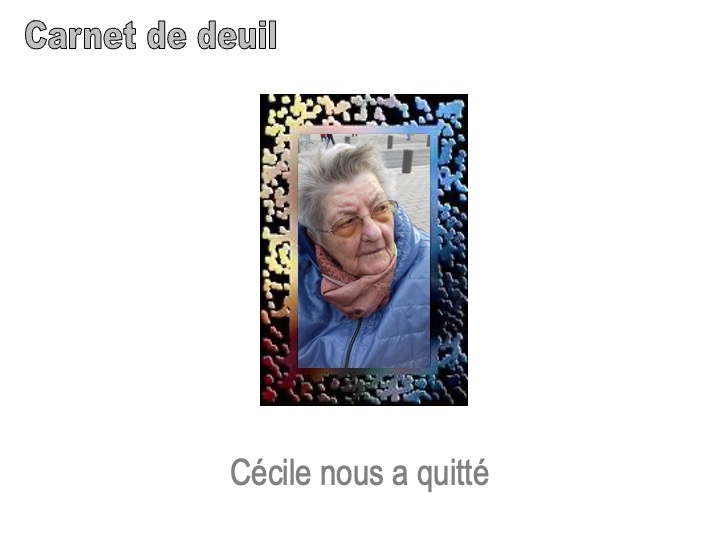 décès Cécile Parizot1