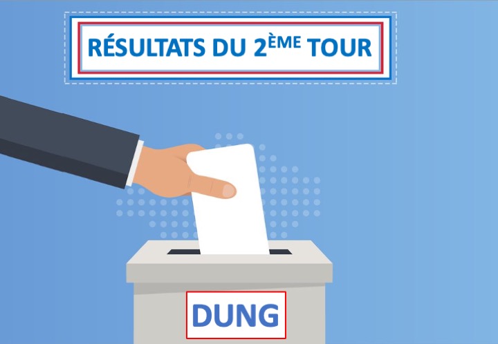 RÉSULTATS ÉLECTIONS 2ÈME TOUR POUR DUNG