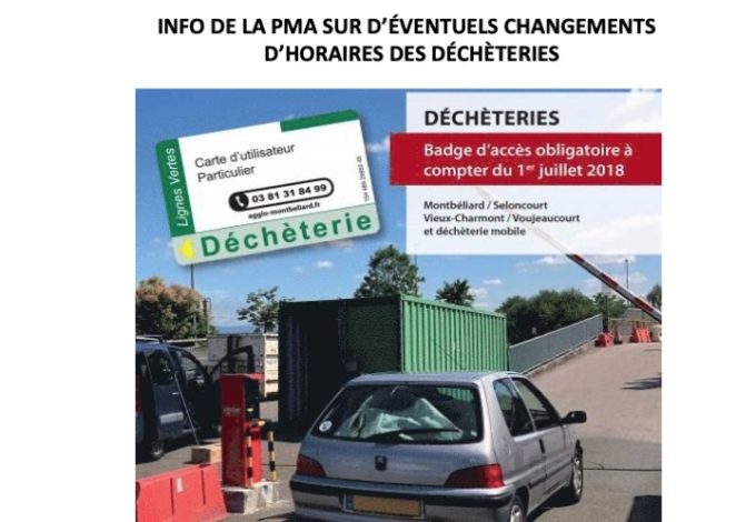 horaires déchèteries canicule1