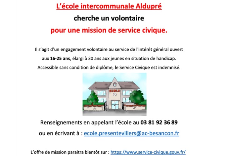 service civique Aldupré3