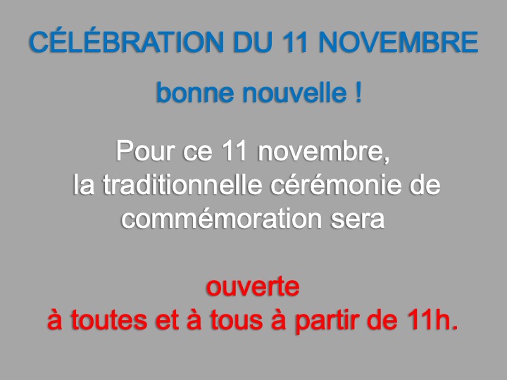 cérémonie 11/11/21 2