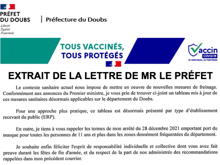 arrêté mesures sanitaires2