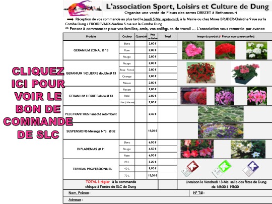 vente de fleurs SLC4