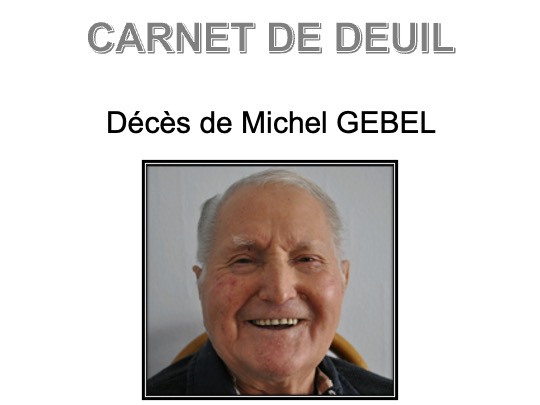 décès Michel GÉBEL1
