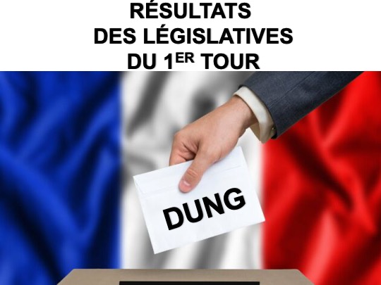 RÉSULTATS LÉGISLATIVES 1ER TOUR