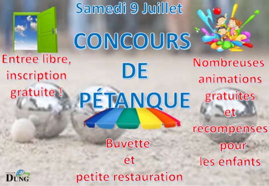 CONCOURS DE PÉTANQUE