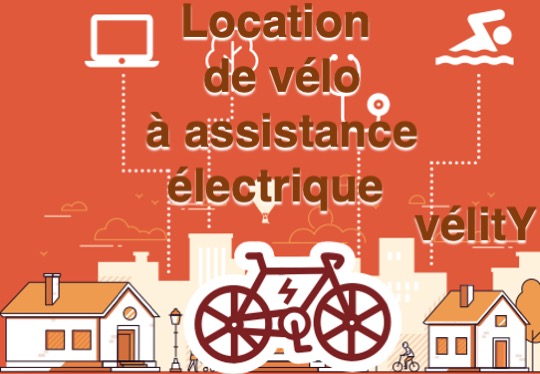 LOCATION DE VÉLO À ASSISTANCE ÉLECTRIQUE – VÉLITY