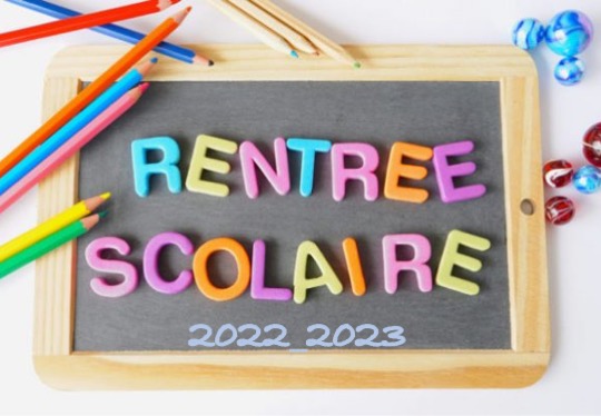 RENTRÉE SCOLAIRE