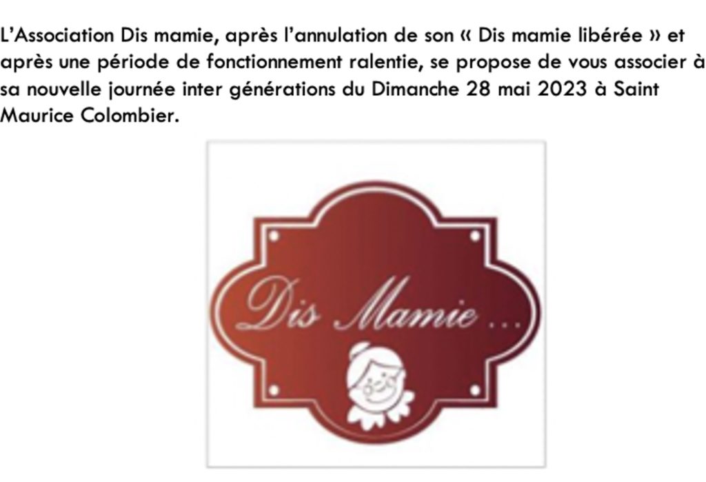 association dis mamie3