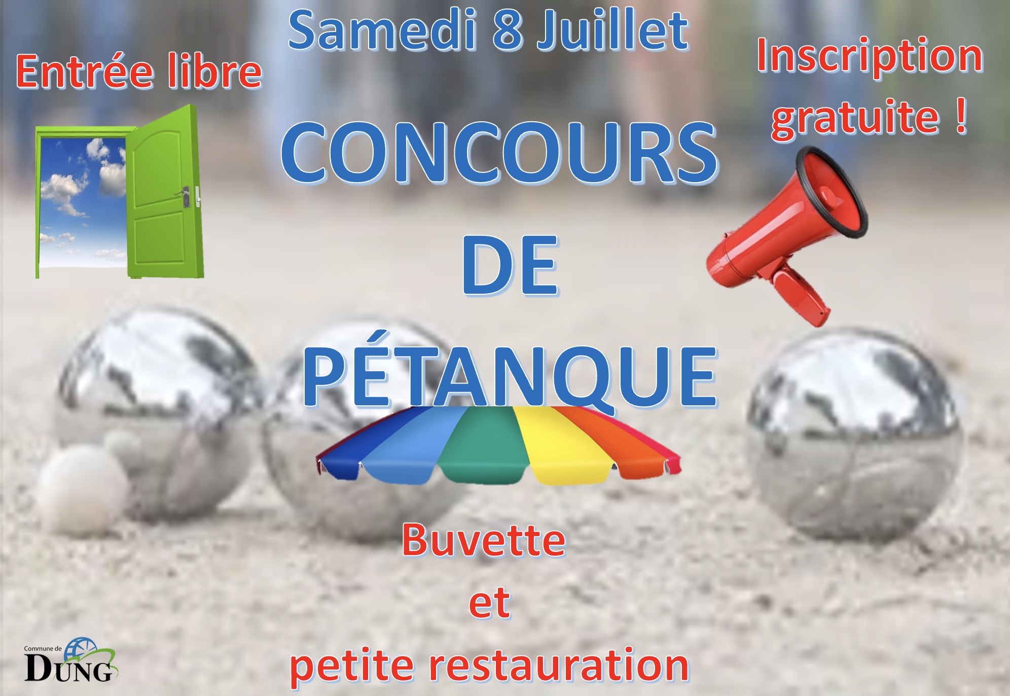 Concours de pétanque