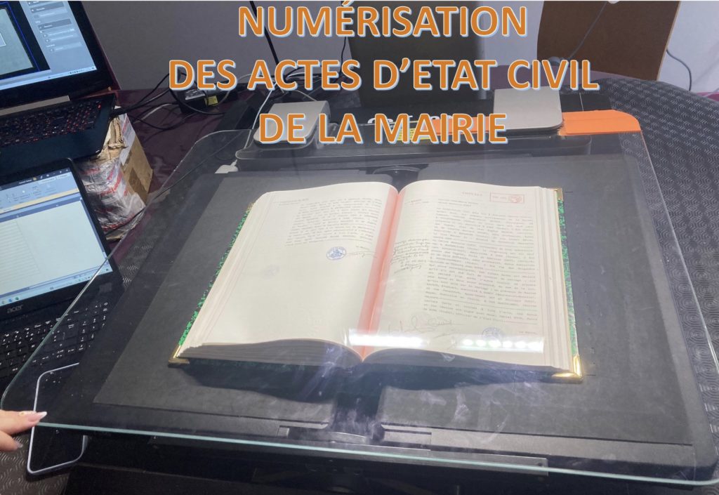 NUMÉRISATION DES REGISTRES D’ÉTAT CIVIL