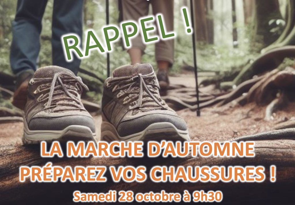 RAPPEL MARCHE D’AUTOMNE