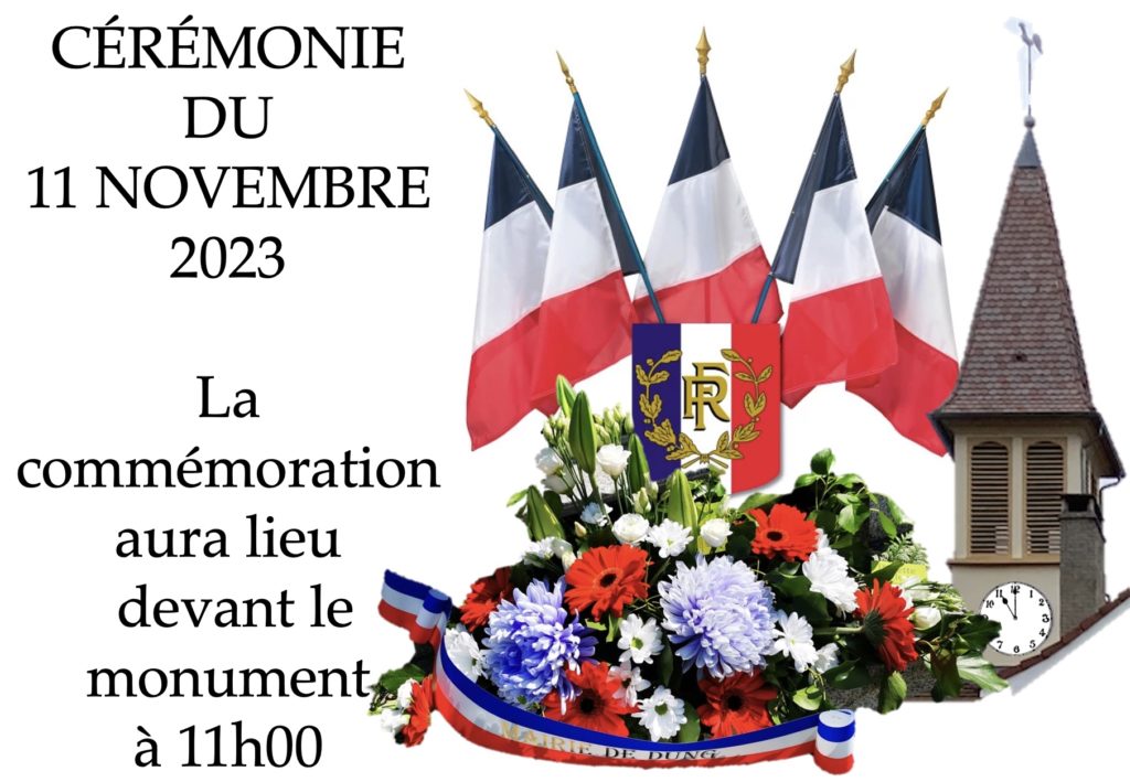 CÉRÉMONIE DU 11 NOVEMBRE