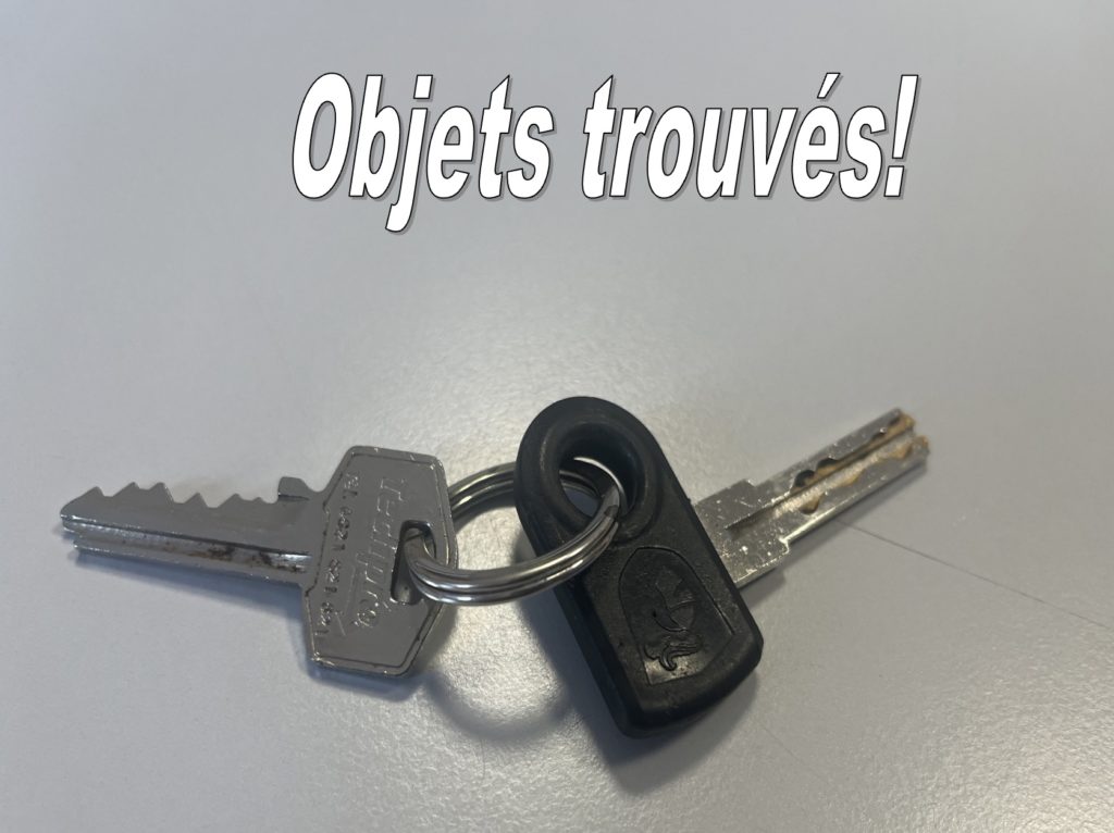 trouvé trousseaux de clés1