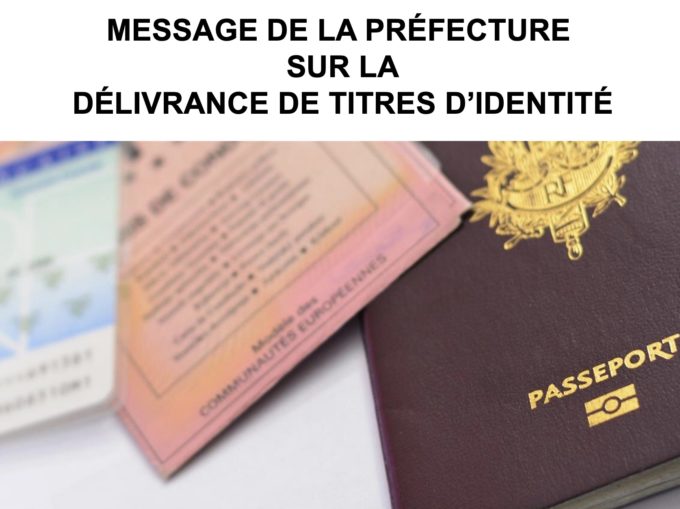 délivrance de titres d'identité1