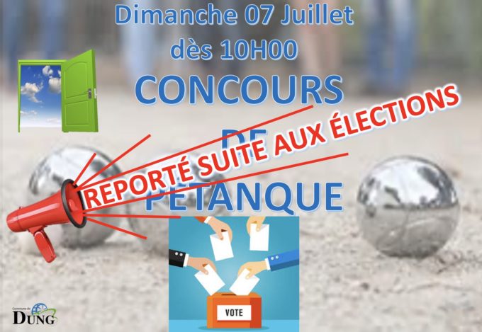 concours de pétanque reporté1