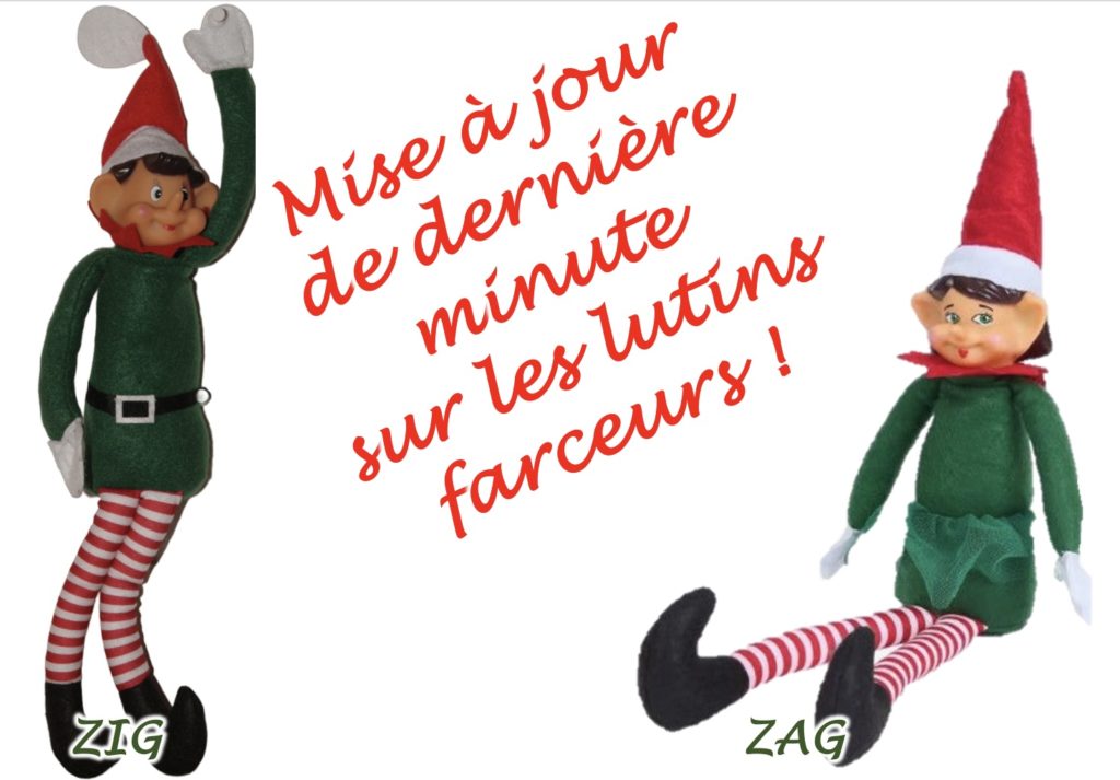 MISE À JOUR DE DERNIÈRE MINUTE