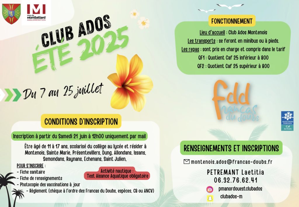 club ados juillet2