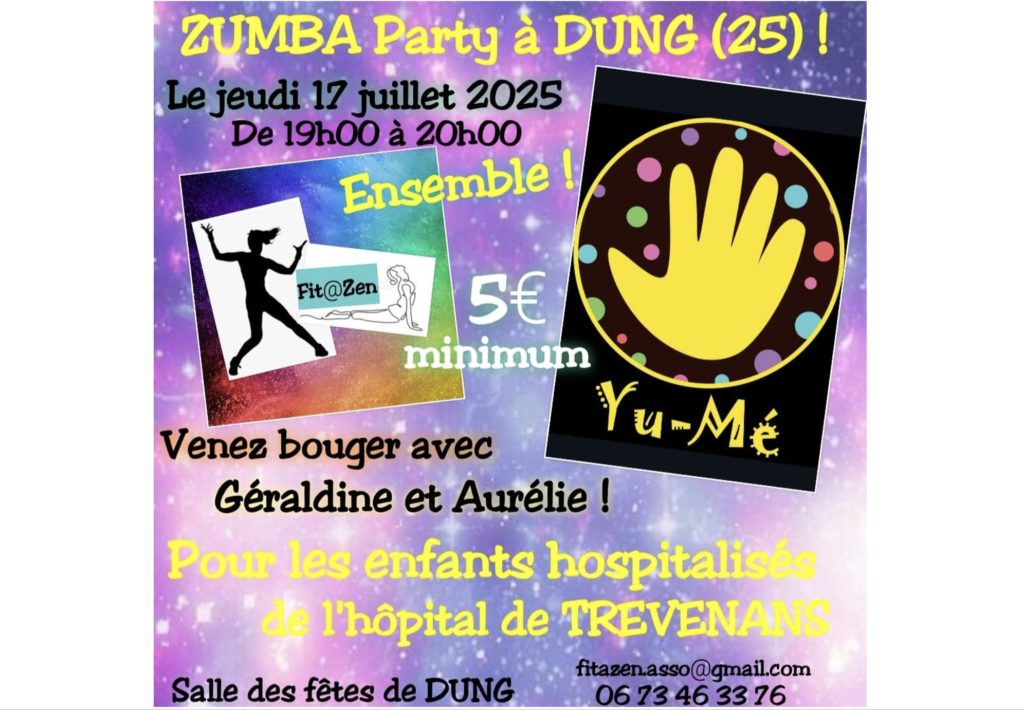 ZUMBA PARTY LE 17 JUILLET