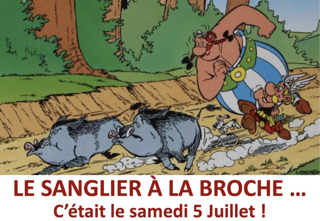 RÉTROSPECTIVE SUR LE SANGLIER À LA BROCHE