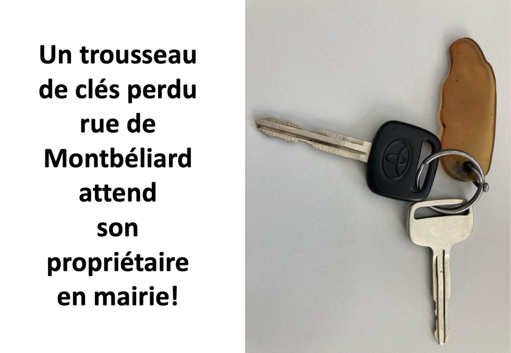 trouvé trousseau de clés2