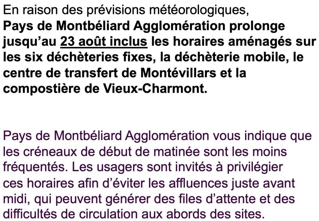 prolongation horaires aménagés déchèteries2