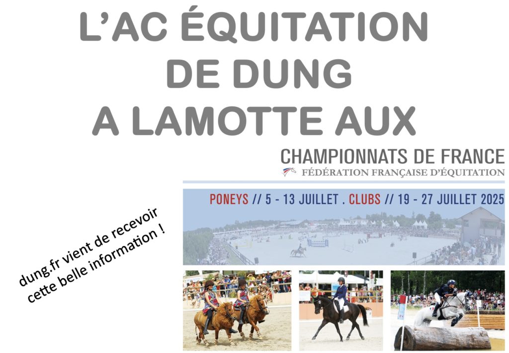 AC ÉQUITATION AUX CHAMPIONNATS DE FRANCE