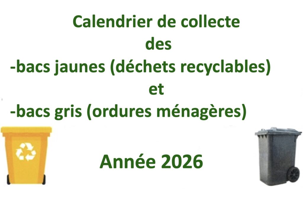 calendrier ramassage OM2