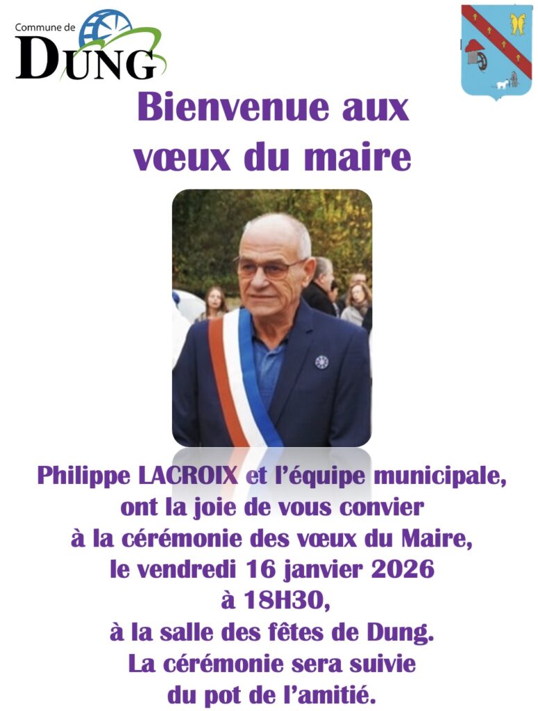 invitation voeux du maire 2026