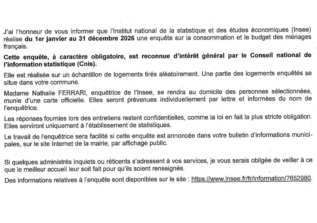 enquête de l'Insee sur le budget des ménages2