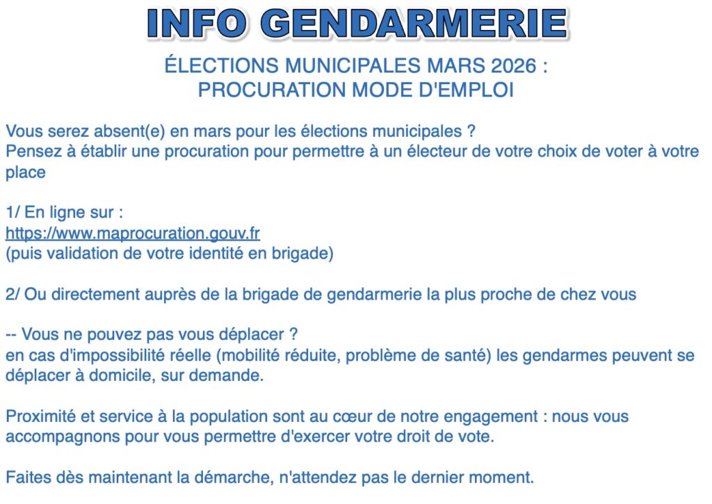 procuration élections municipales2