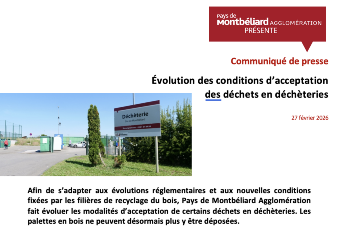 info déchèterie PMA1